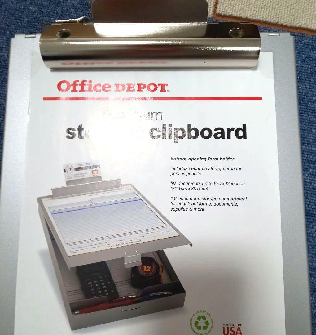 Office A4サイズ リサイクルアルミクリップボード9x14インチ