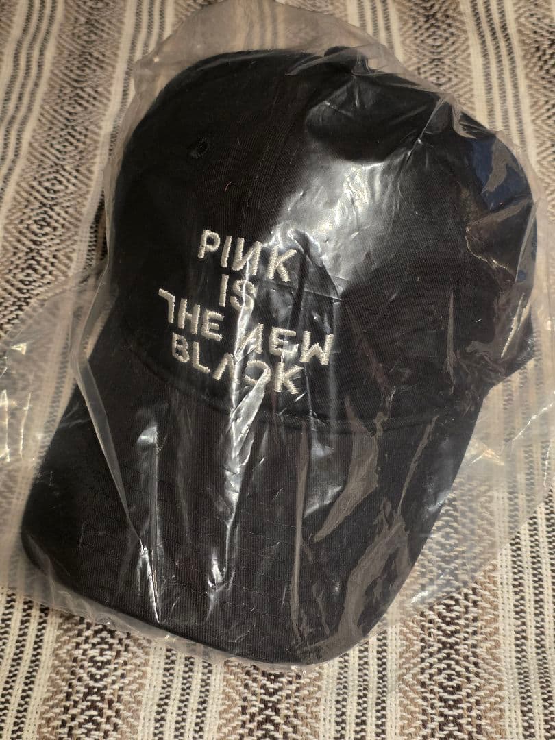 BLACK PINK FRAGMENT フラグメントキャップ