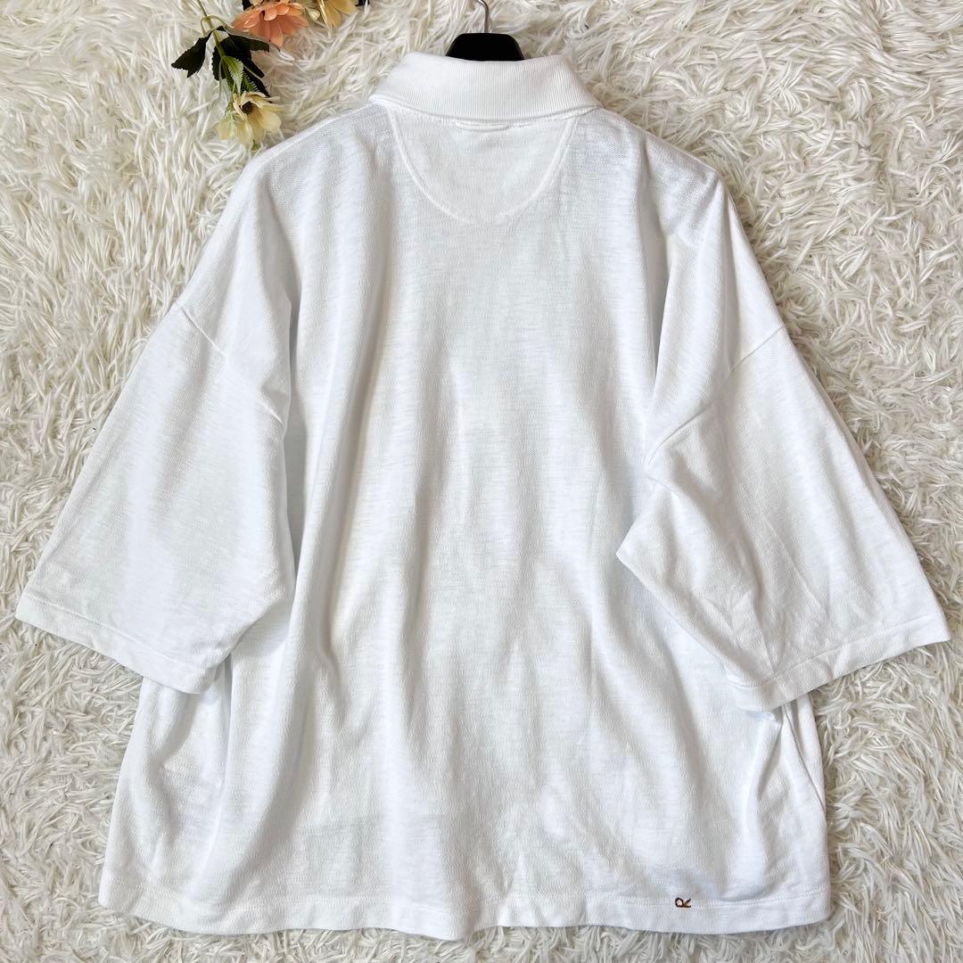 45R ハチノス カノコ 908 オーシャン ポロ 再び フリル ホワイト