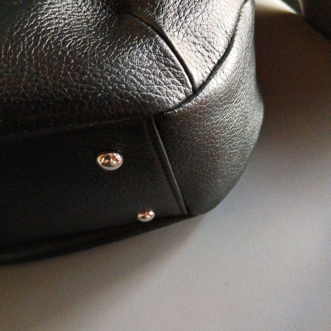 新品未使用・BEARDSLEY ラウンドミニボストンバック　ブラック