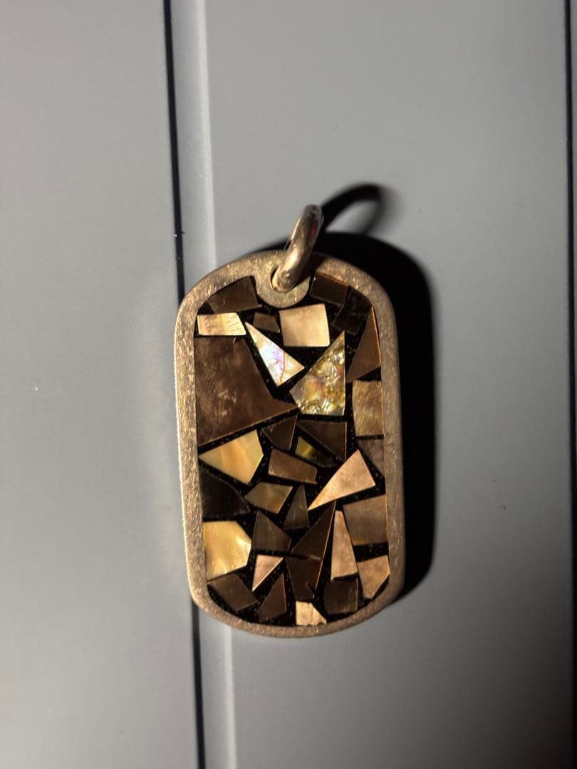 ネックレス・ペンダント Stanley Guess Dog Tag Multi Shell Large