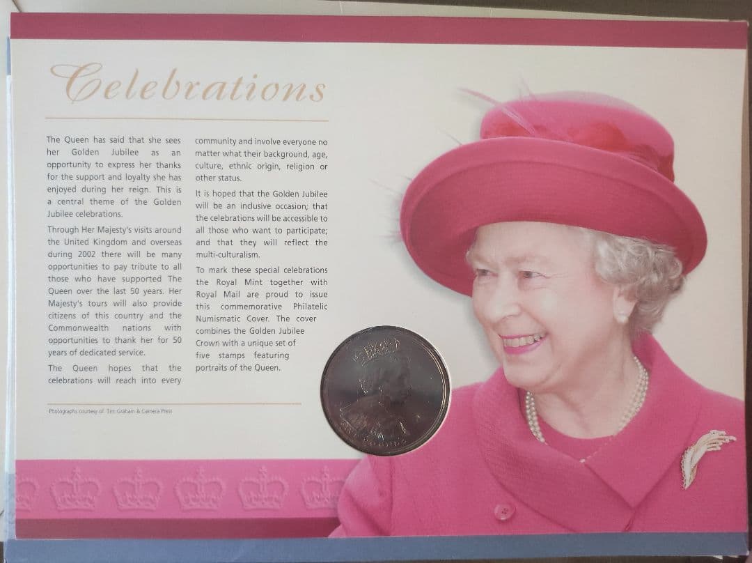 ⏬️値下げ　エリザベス女王即位50周年記念