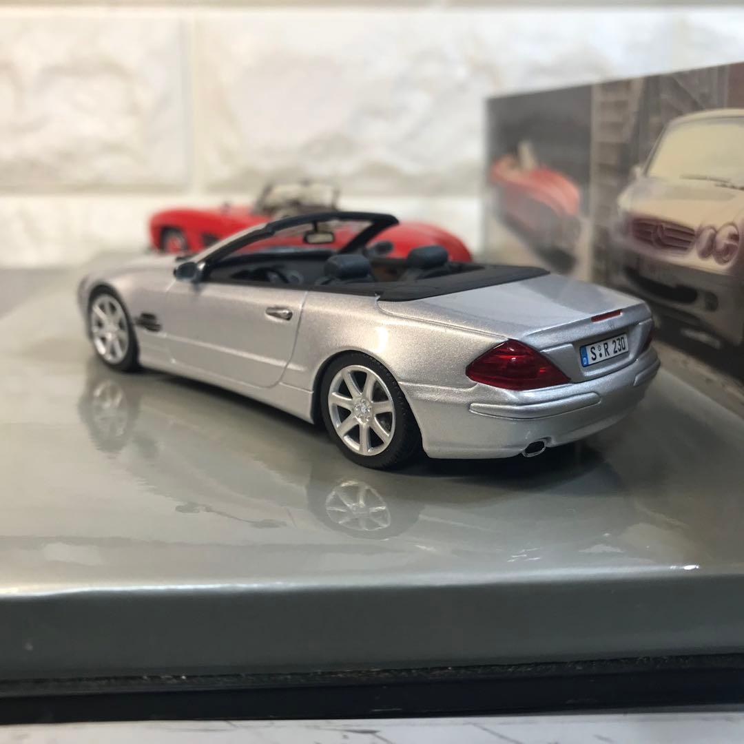 Mercedes-Benz SL 2台　1/43