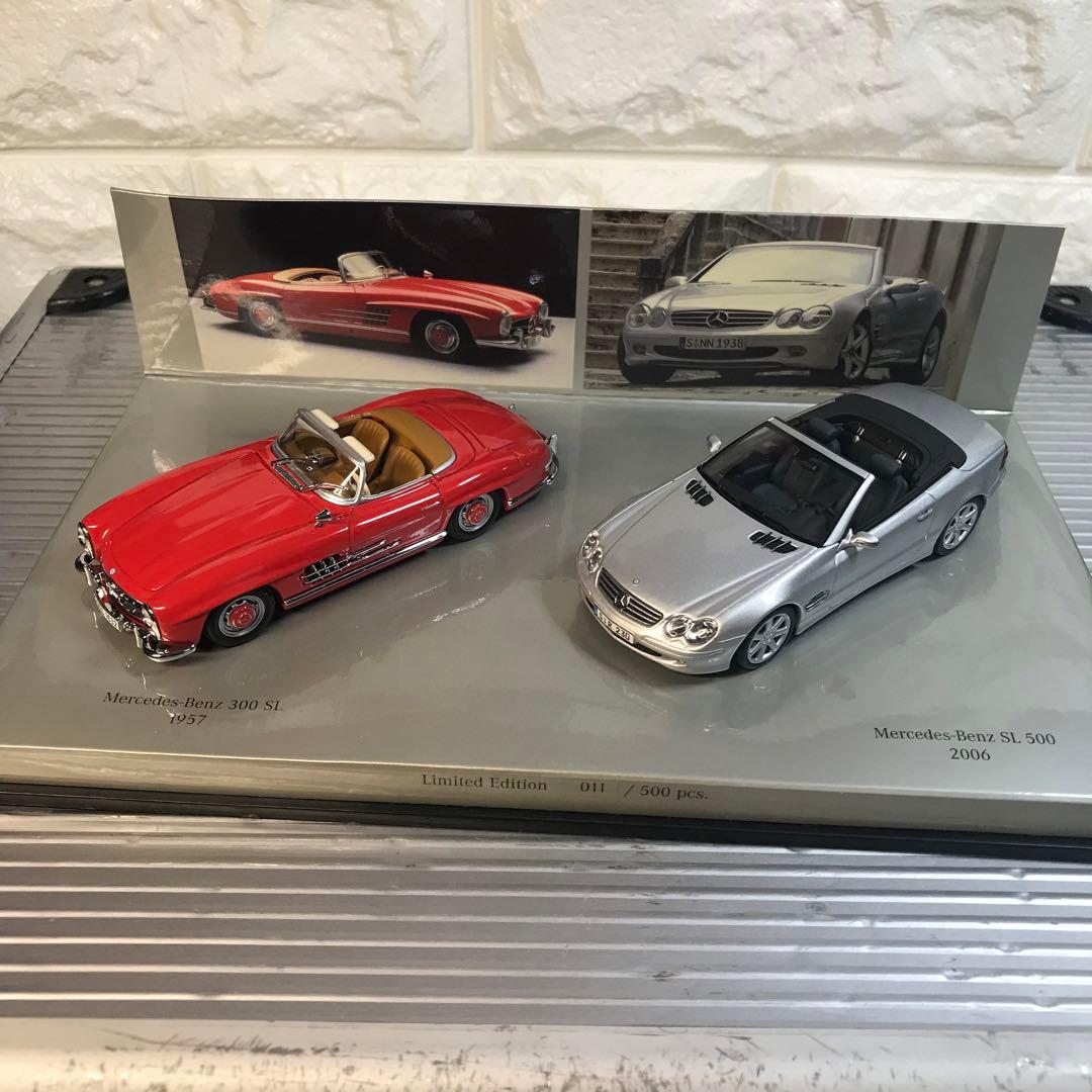 Mercedes-Benz SL 2台　1/43