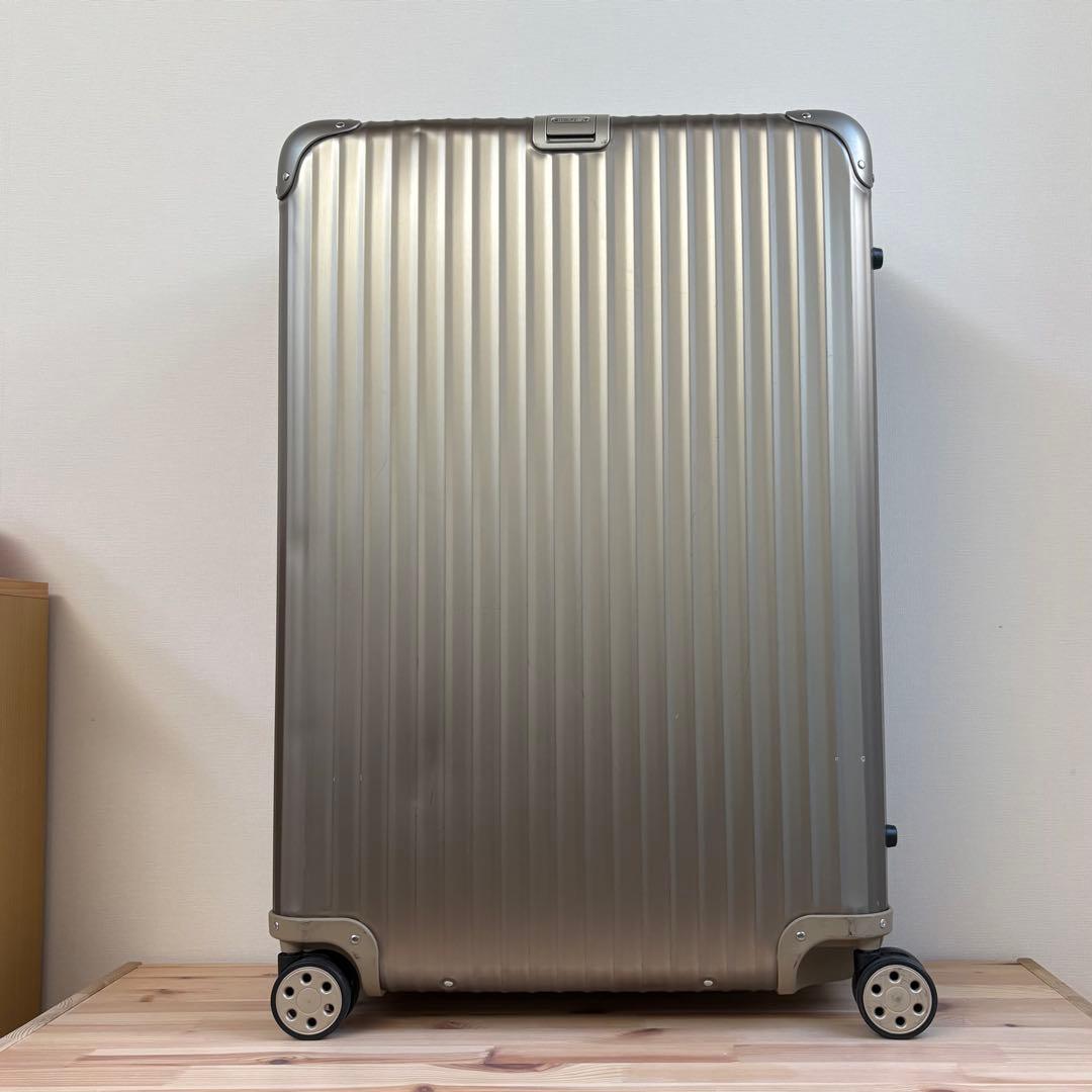 美品　RIMOWA TOPAS TITANIUM 98L キャリーケース　付属有