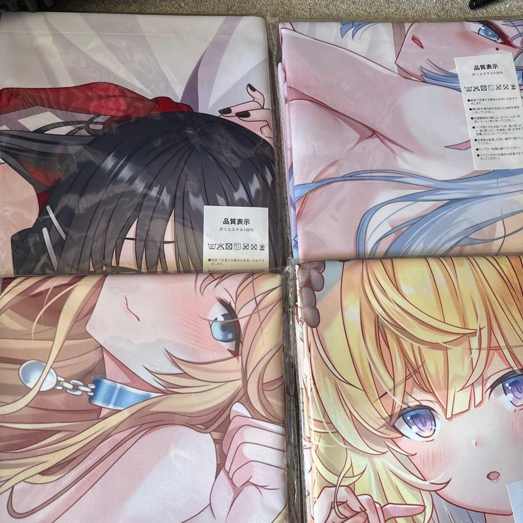 美少女系　ゲーム・アニメ　等身大タペストリー 4枚セット　新品未開封