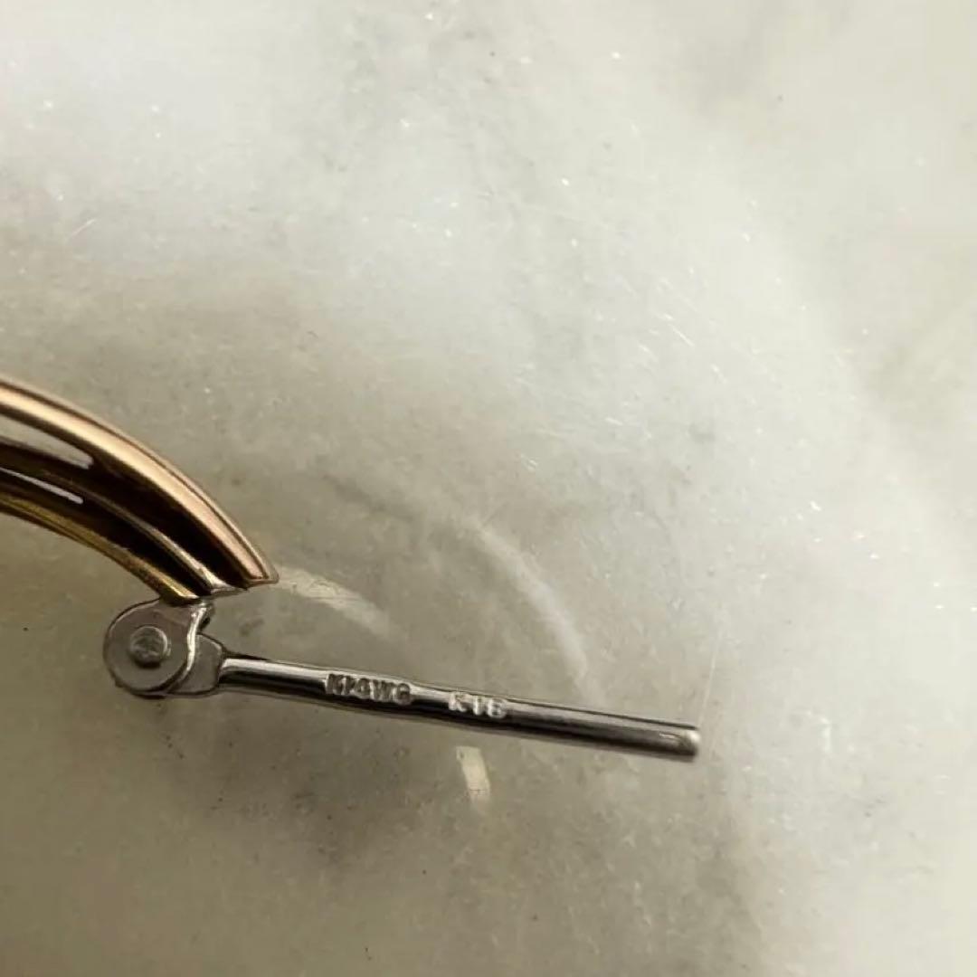 ※1/12中まで値下げ※アトリエSAWA ピアス K18YG/PG K14WG