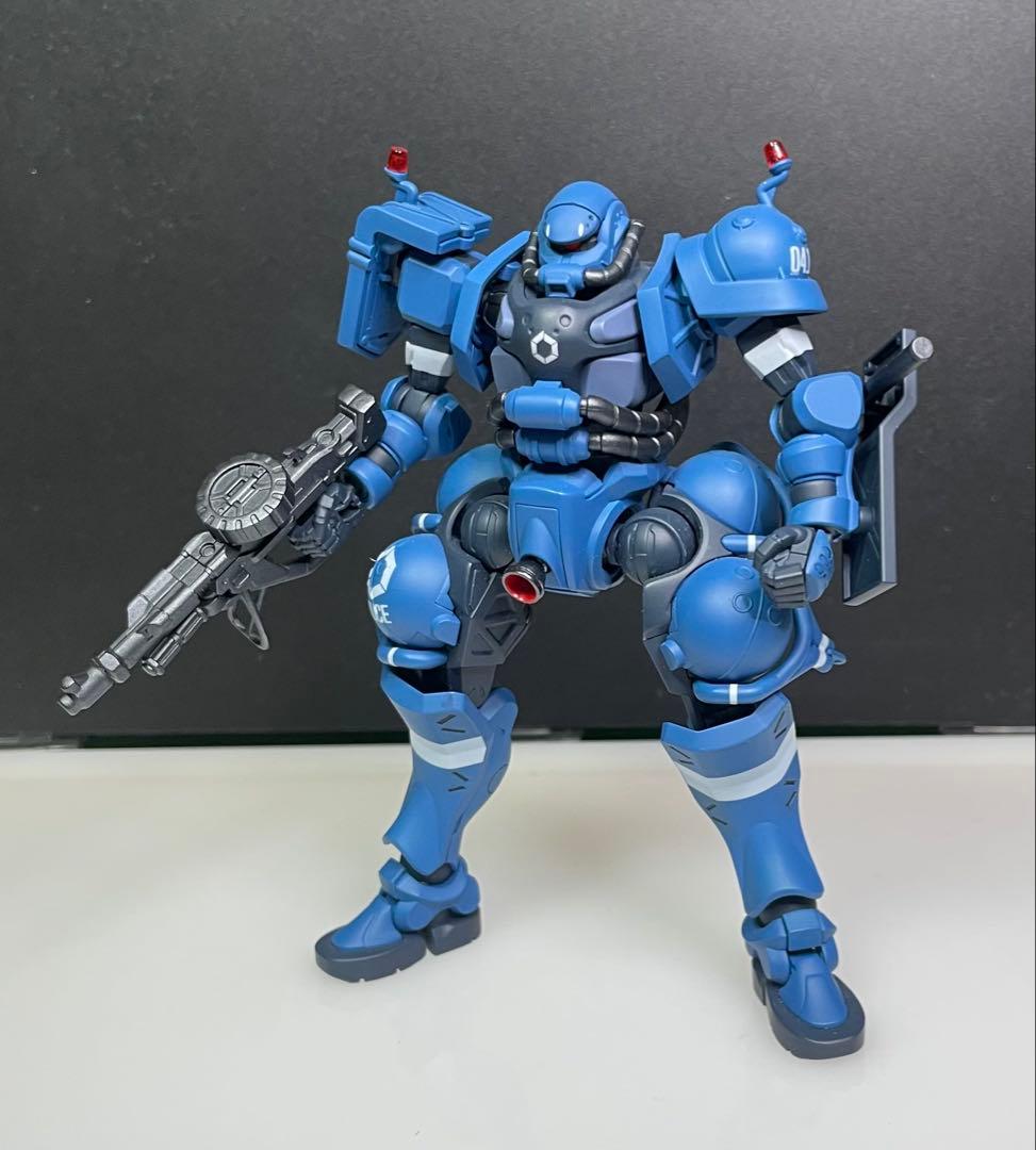 ★塗装改修完成品HG 軍警ザク/ジークアクス/GQuuuuuuX★