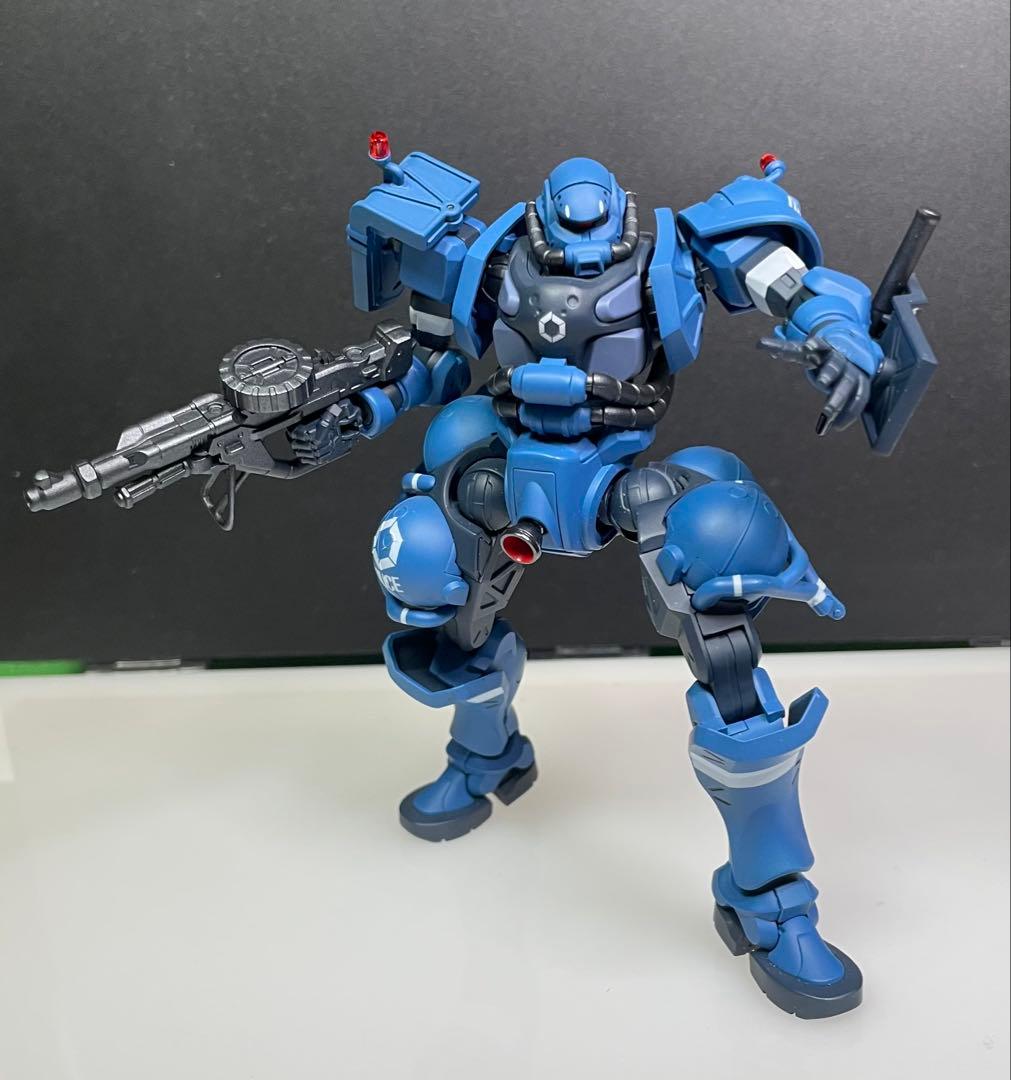 ★塗装改修完成品HG 軍警ザク/ジークアクス/GQuuuuuuX★