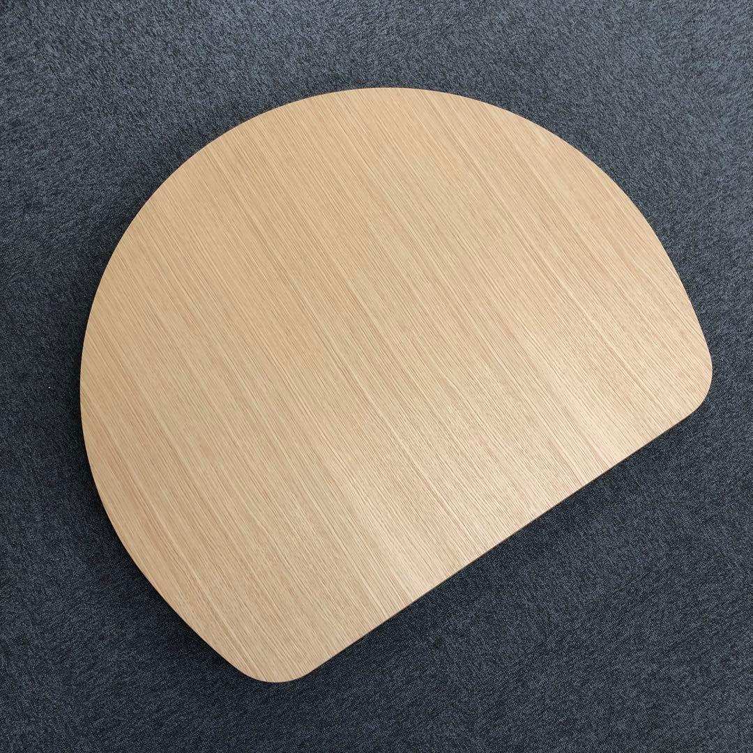 訳あり 半円形ダイニングテーブル ナチュラル