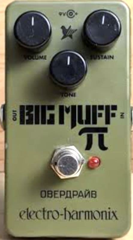 ギター Electro-Harmonix Green Russian Big Muff