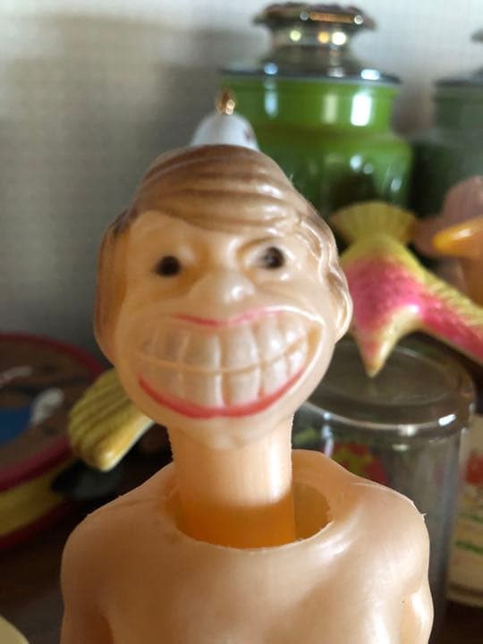 ティキ　ハワイ　ハワイアン　ソフビ　ビンテージ　アメリカ　人形　メネフネ