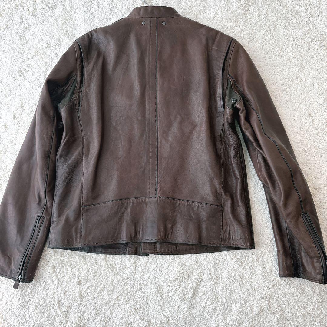 Myday公式アカウント01 COACH シングルライダースジャケット　M