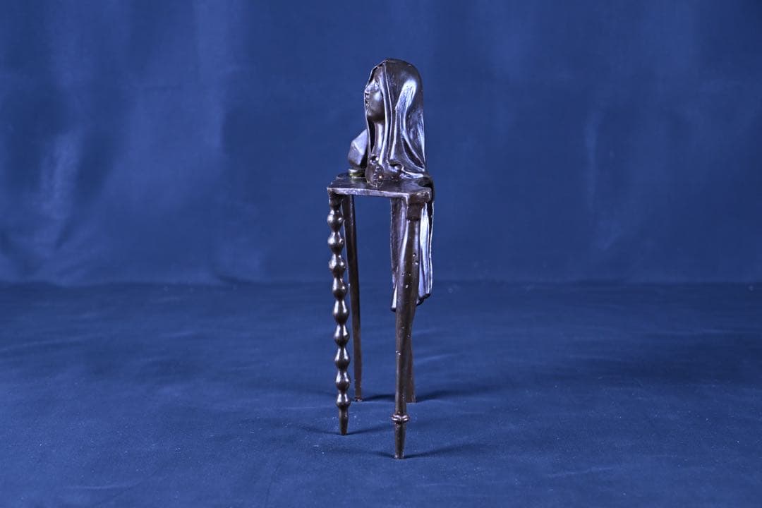 【珍品】幽霊 ブロンズ 置物 ゴースト