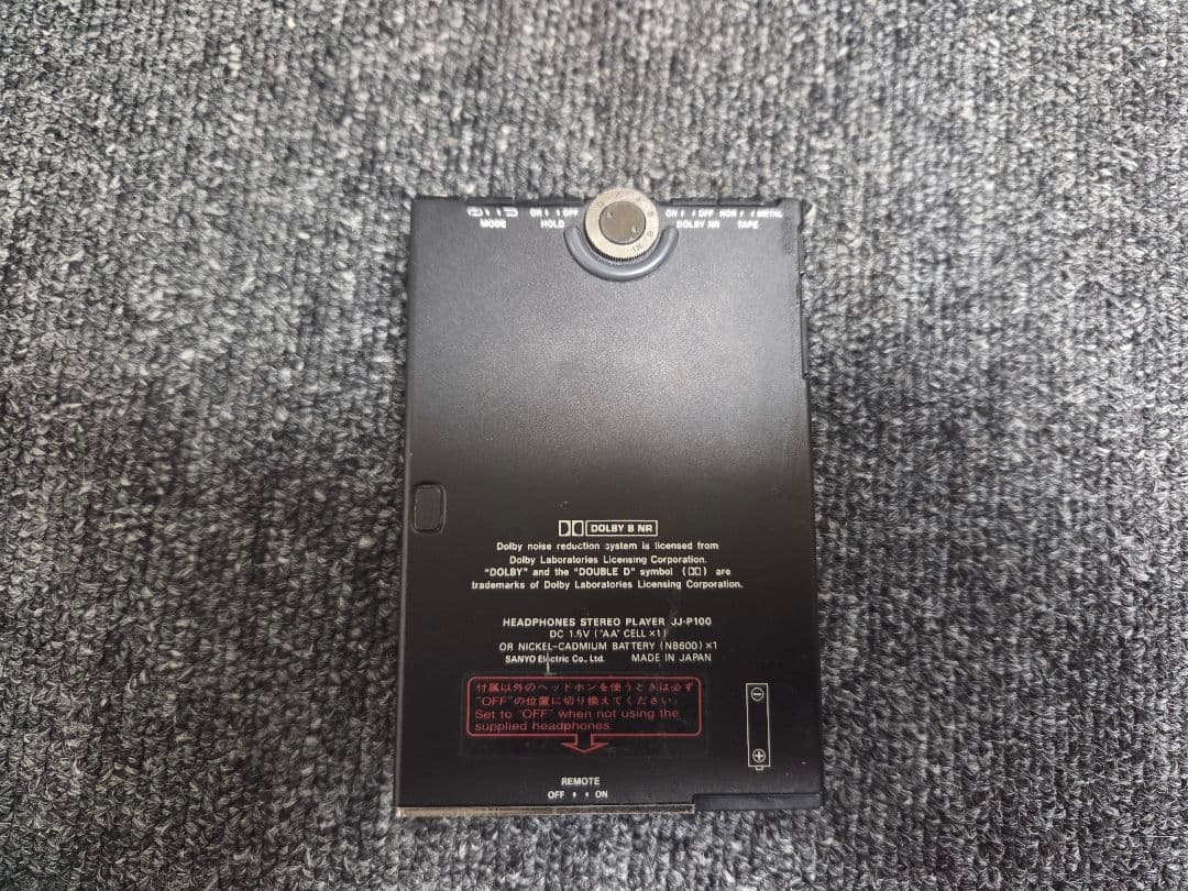 ★ジャンク★SANYO カセットプレーヤー remote JJ-P100