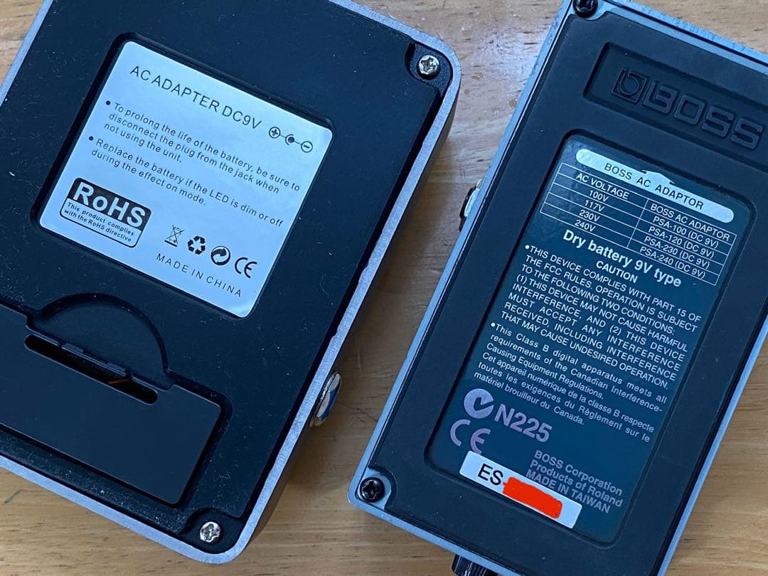 BOSS SuperChorusCH-1・JOYODigitalDelayセット