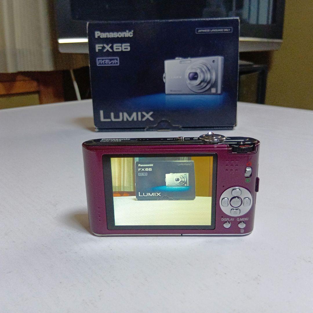 Panasonic LUMIX DMC-FX66 デジタルカメラ　バイオレット