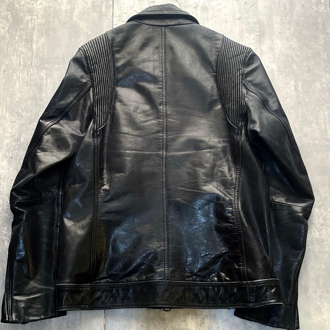 archive cow skin leather jacket 00s ギャル男