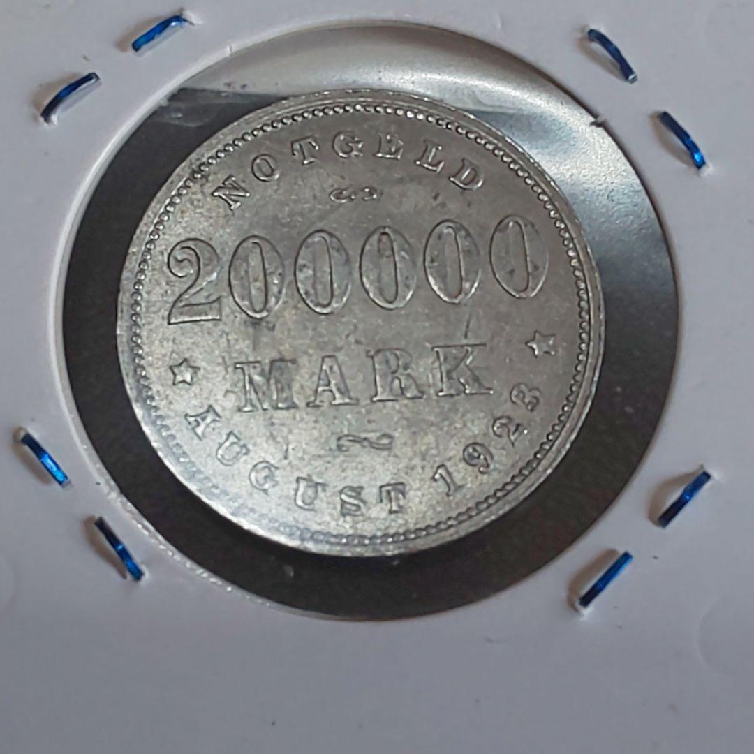 ドイツ 1923年 ノートゲルト 200000マルク