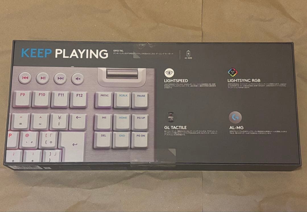 LOGICOOL LIGHTSPEED ワイヤレス キーボード G913 TKL