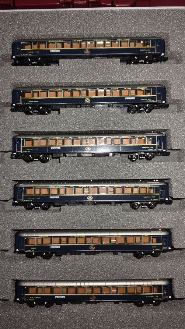 【室内灯付】KATO Nゲージ オリエントエクスプレス88 基本＋増結セット