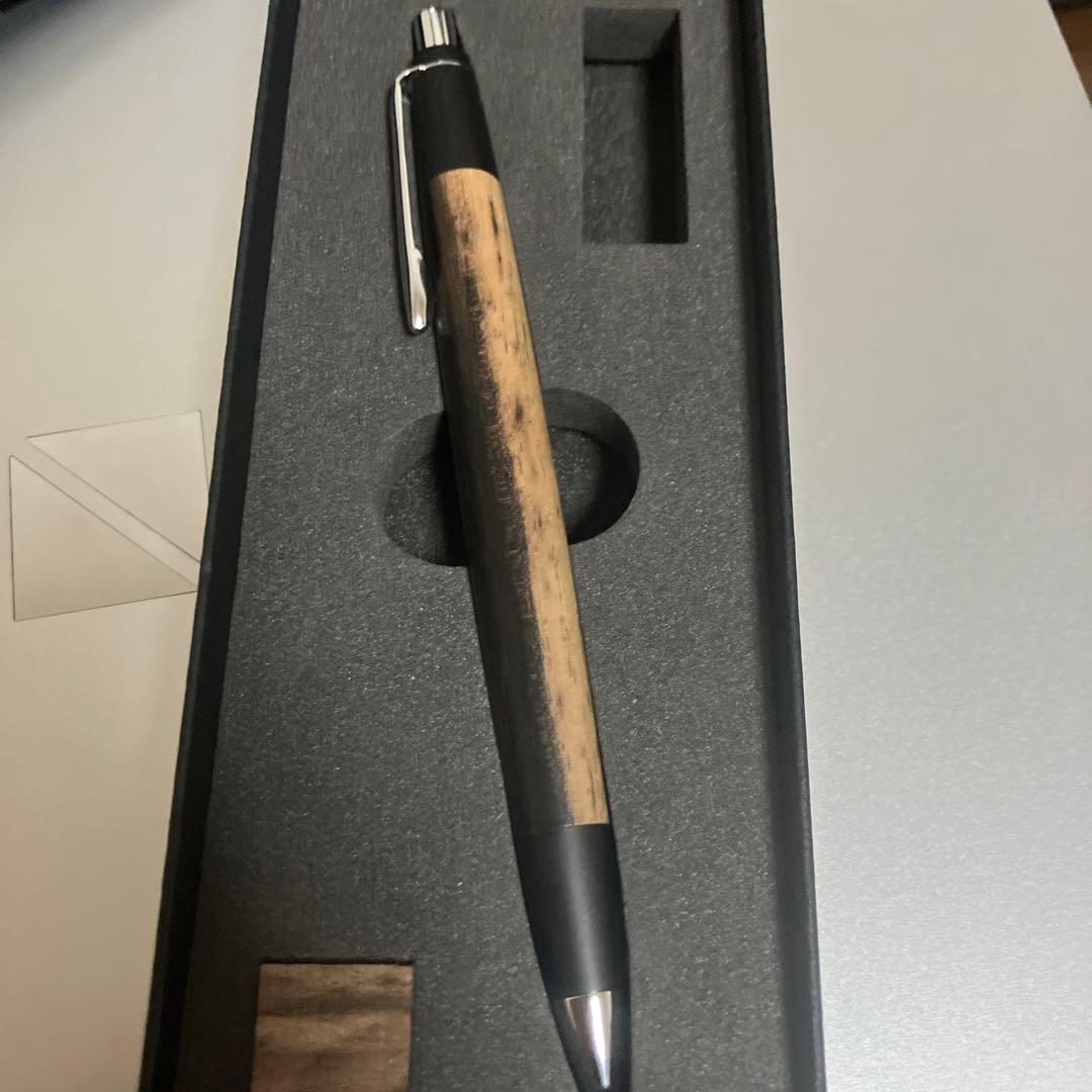 ♦️ロボホンさん専用野原工芸 新型シャープペンシル 黒柿 シルバー