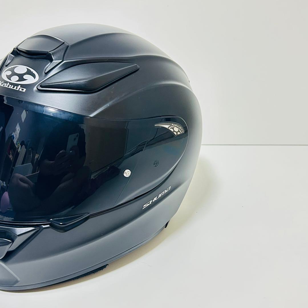 【ほぼ未使用】Kabuto SHUMA フルフェイスヘルメット マットブラック