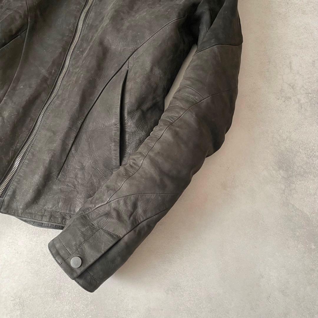 D.HYGEN ホースレザー ジャケット 馬革 1 ハイネック ユリウス