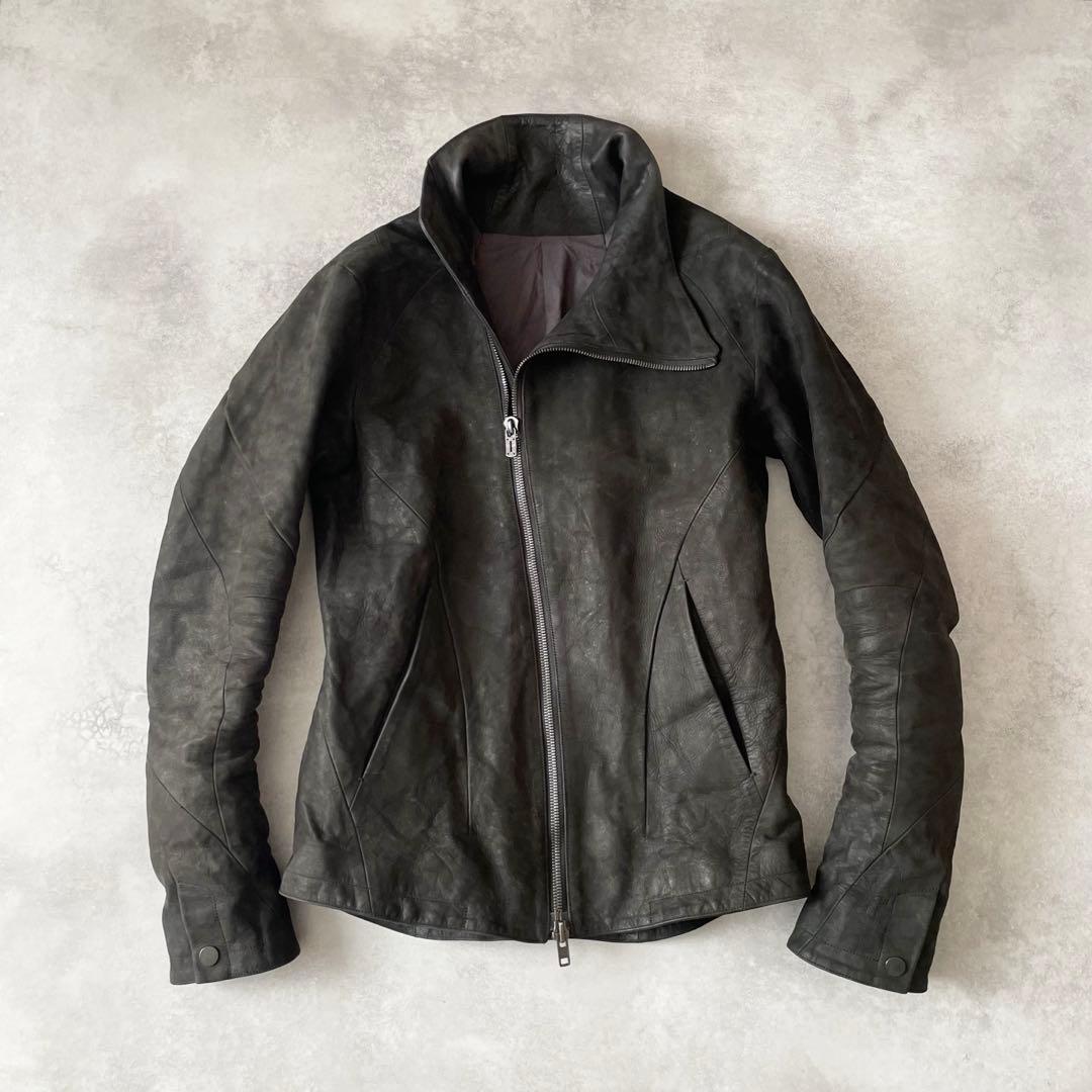 D.HYGEN ホースレザー ジャケット 馬革 1 ハイネック ユリウス