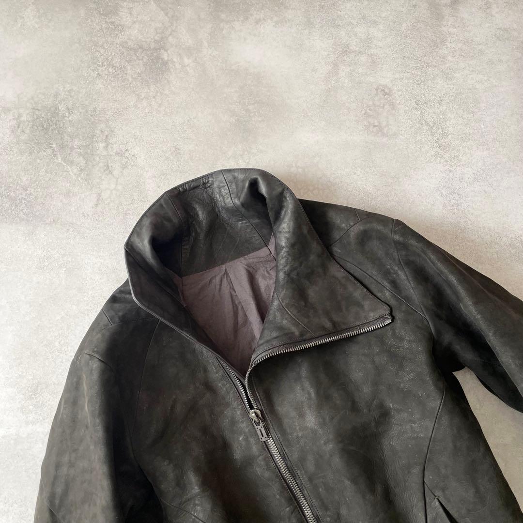 D.HYGEN ホースレザー ジャケット 馬革 1 ハイネック ユリウス