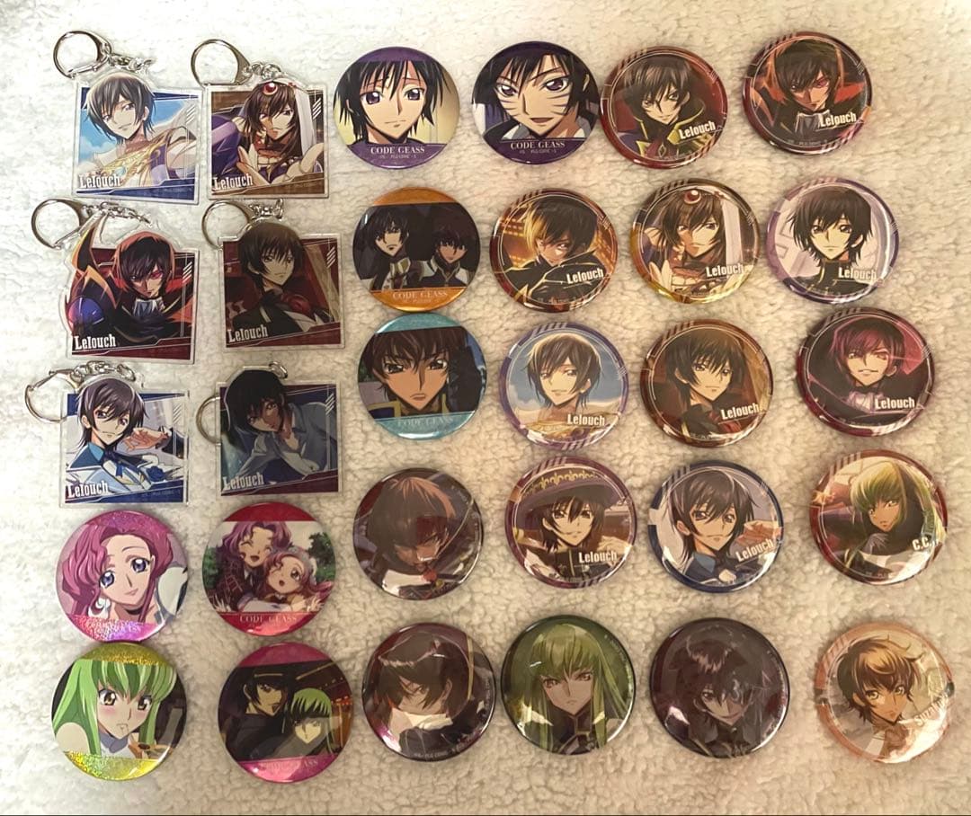 コードギアス 缶バッジ アクキー まとめ売り