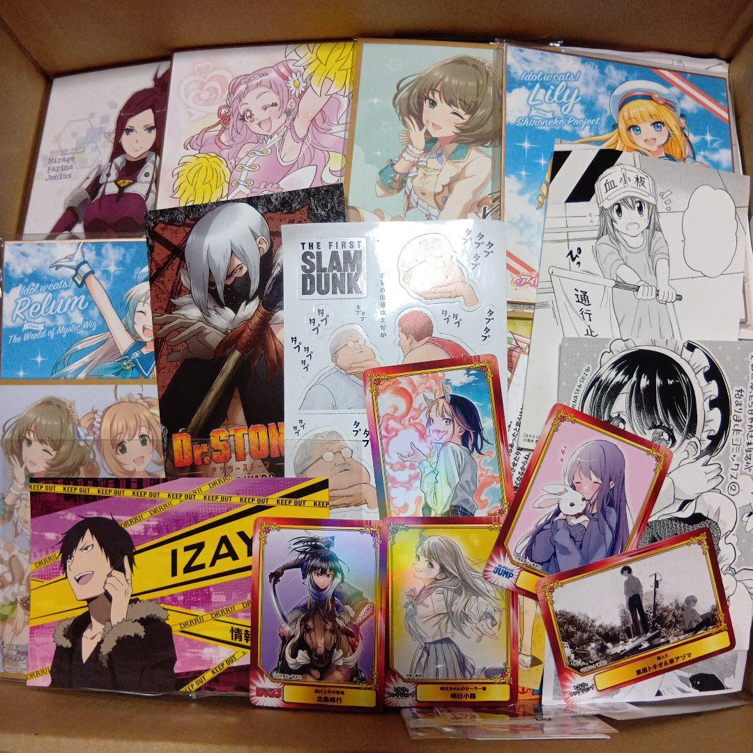 紙雑貨 2000枚以上　アニメグッズ　ノンジャンル　まとめ売り　コースター　色紙