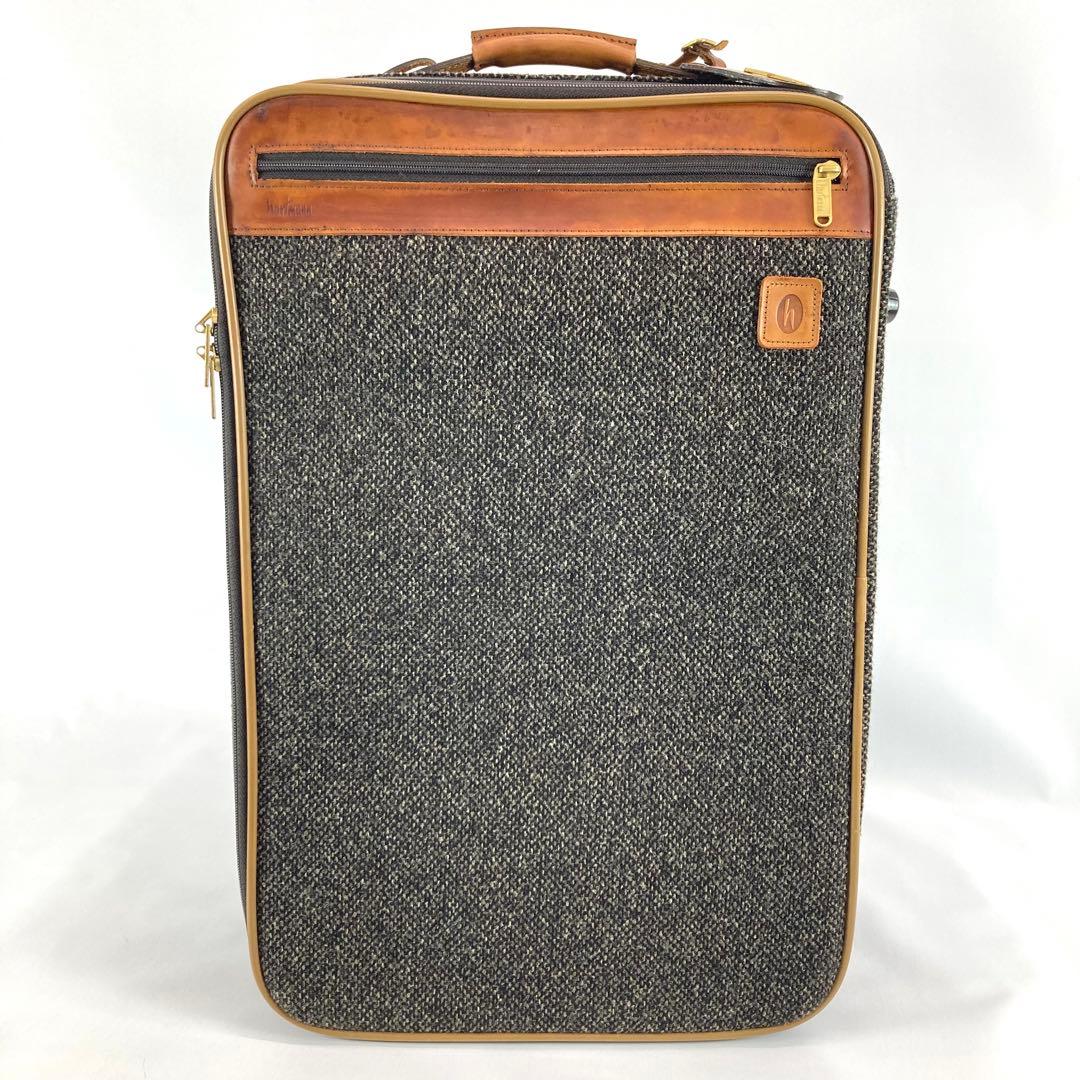 Hartmann ツイードキャリーケース グレーブラウン系