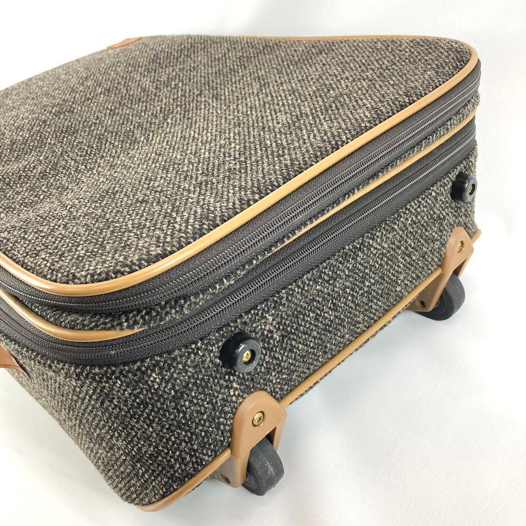 Hartmann ツイードキャリーケース グレーブラウン系