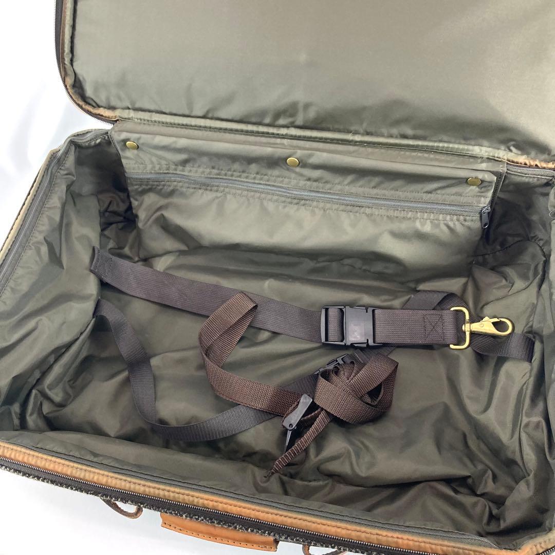 Hartmann ツイードキャリーケース グレーブラウン系