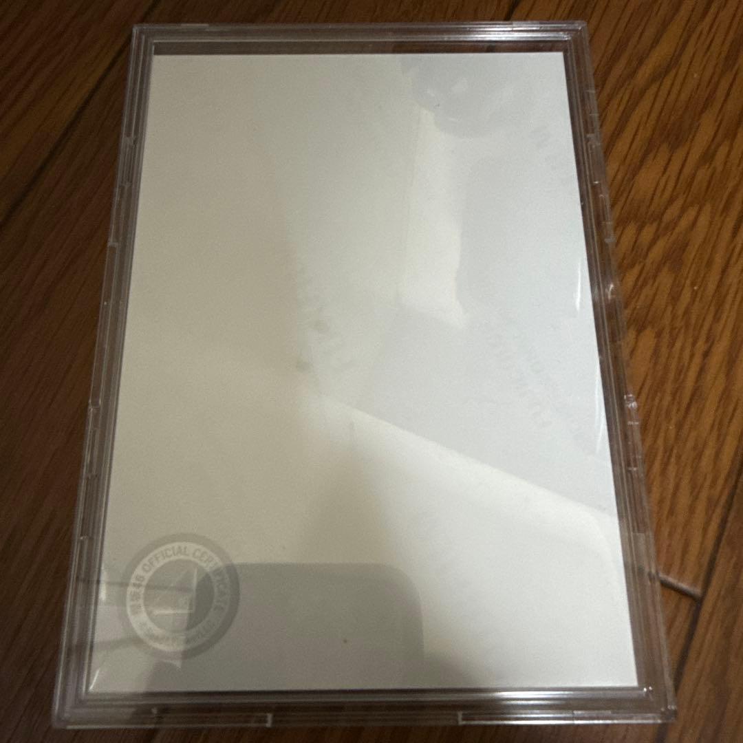 田村保乃 チュウ　サイン入り生写真