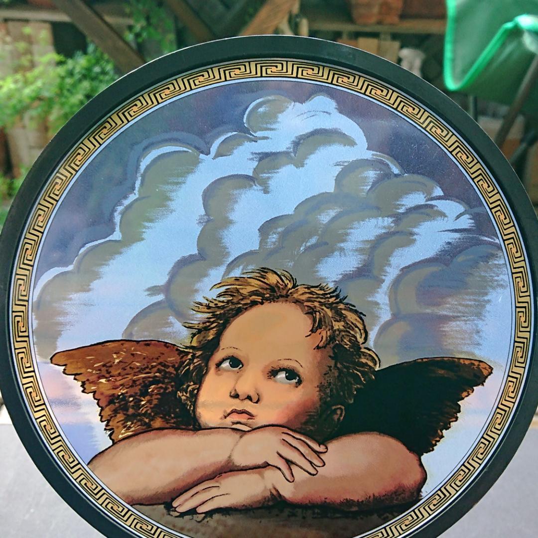 大判ラファエロ ステンドグラス Cherub小天使 グラスマスターズ社