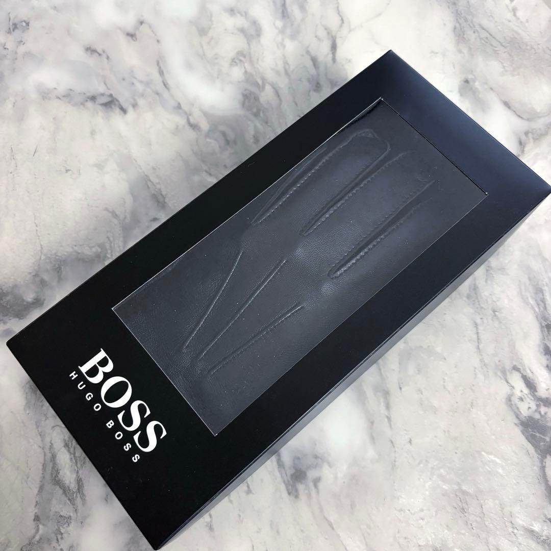 【新品未使用】HUGO BOSS レザー 手袋　グローブ　羊皮