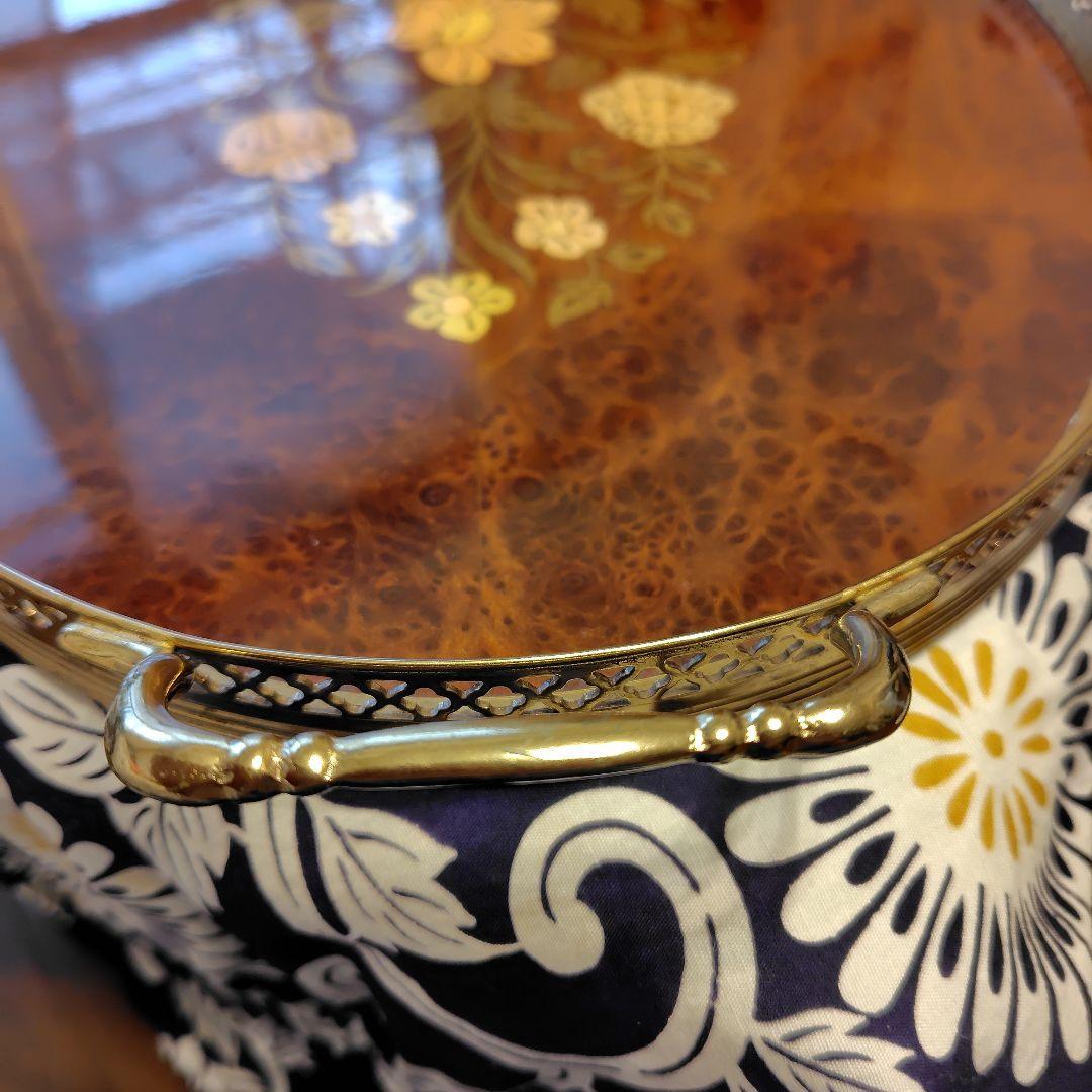 ジョヴァンニ パトゥルツオ　象嵌トレイ イタリア製大