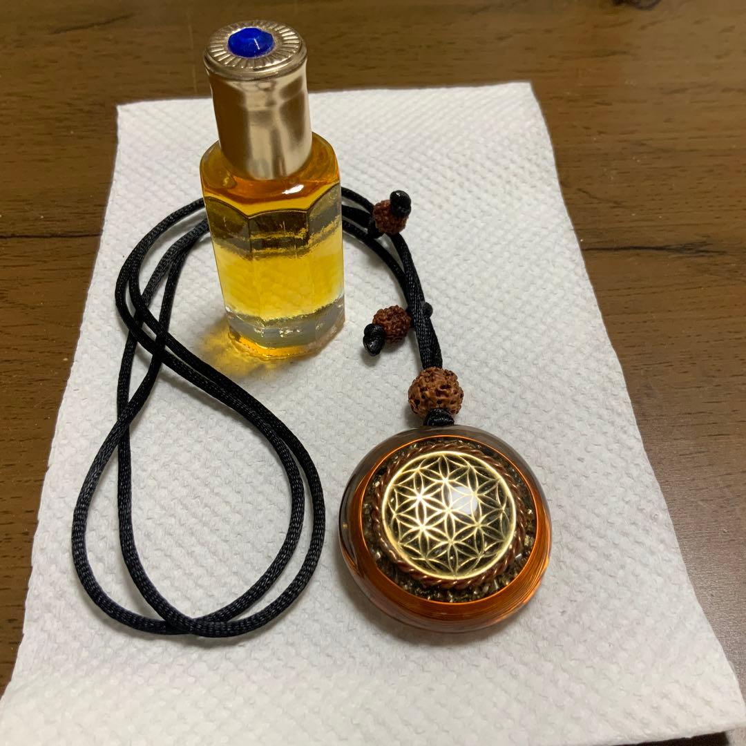 フラワー・オブ・ライフ　パワーコイルペンダント　メンテナンスオイル　ラブオルゴン