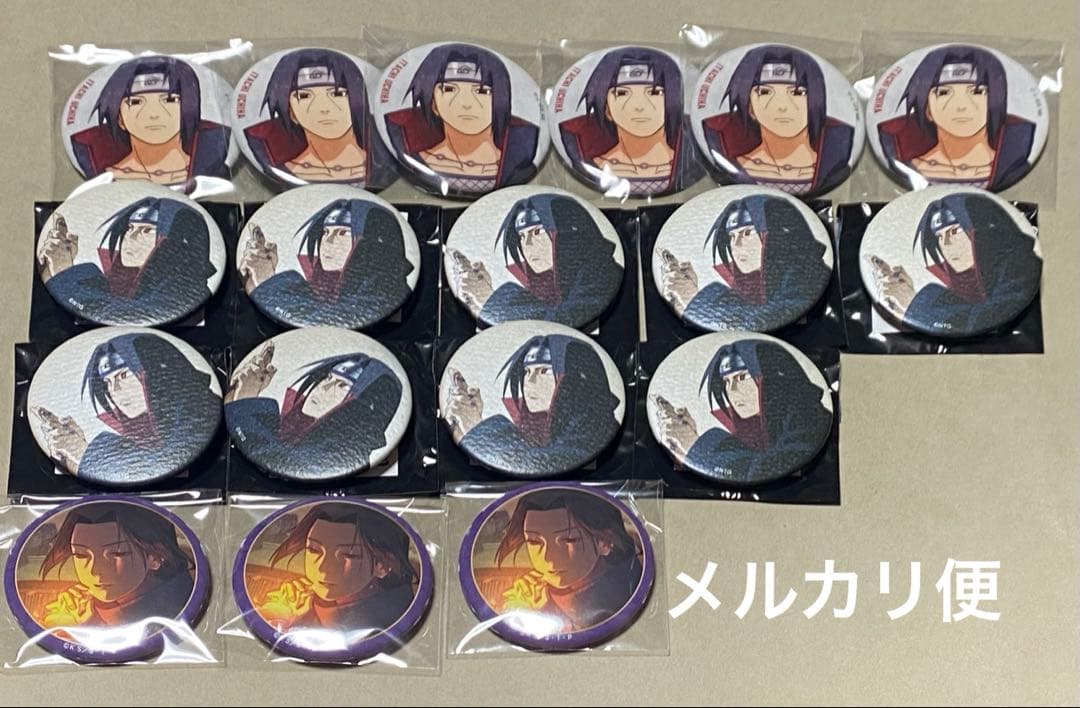 NARUTO イタチ 缶バッジ ベースヤードトーキョー ギャラリー AUTUMN