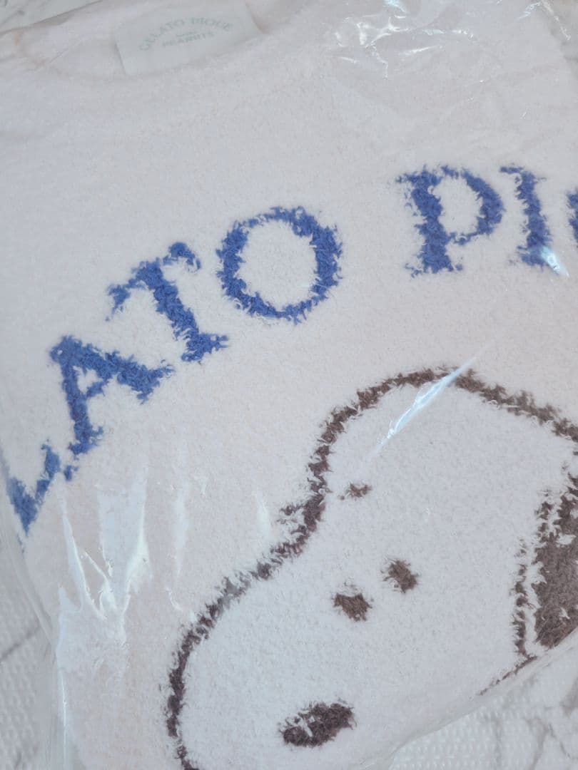 ジェラートピケ スヌーピー柄プルオーバー&ロングパンツ