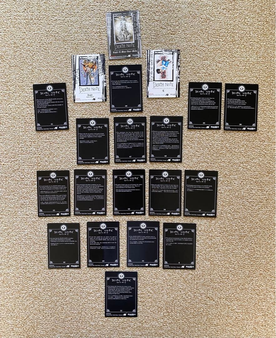 デスノート【レア】カード！スペシャルレア！キラ！夜神月！Ｌ！リューク！20枚！