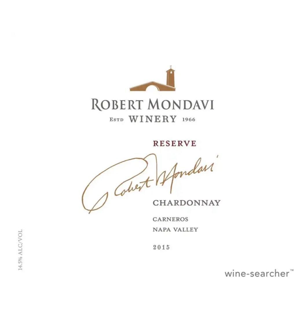 Robert Mondavi 2015 シャルドネ　リザーブ