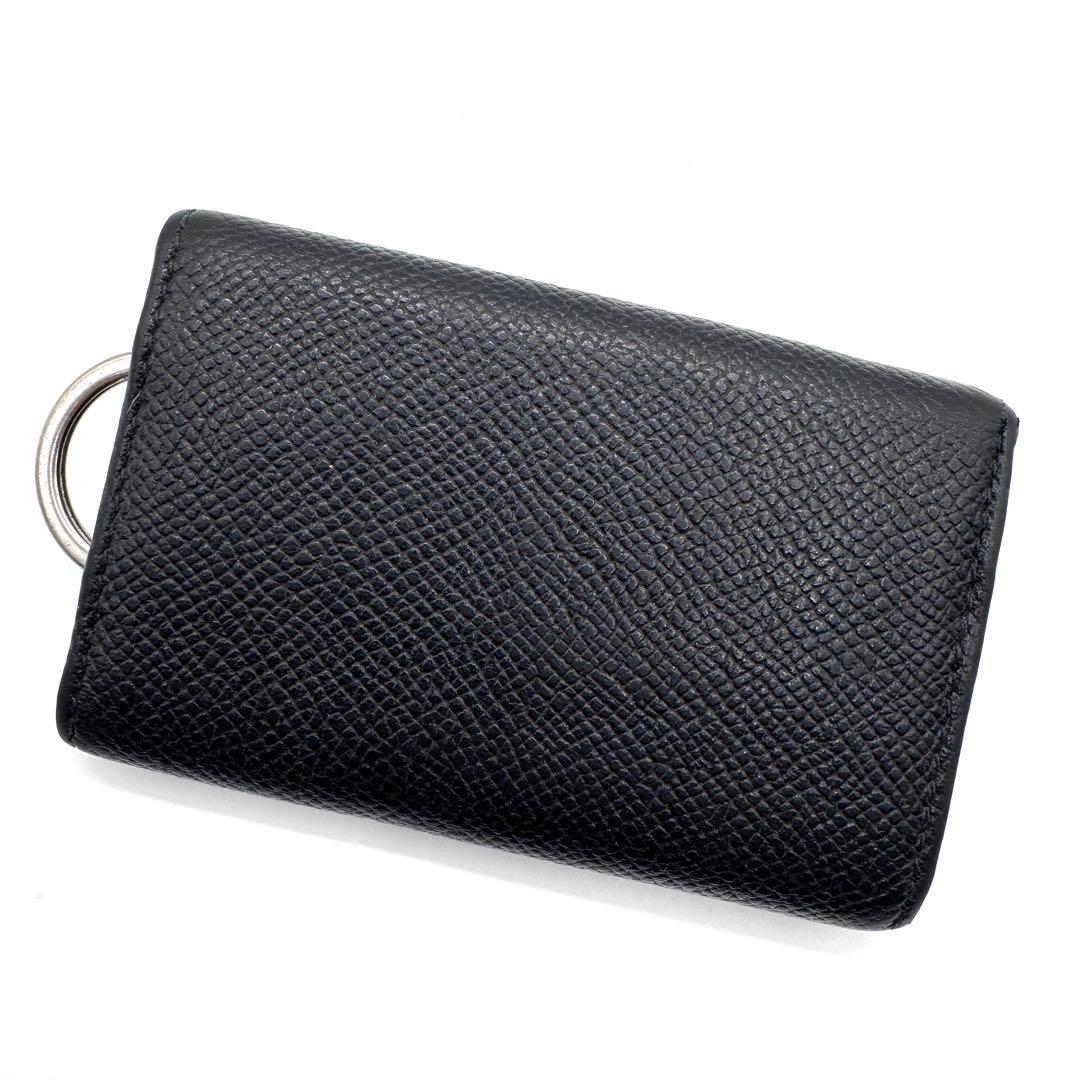 美品✨ブルガリ　6連　キーケース　ビーゼロワン　ブラック