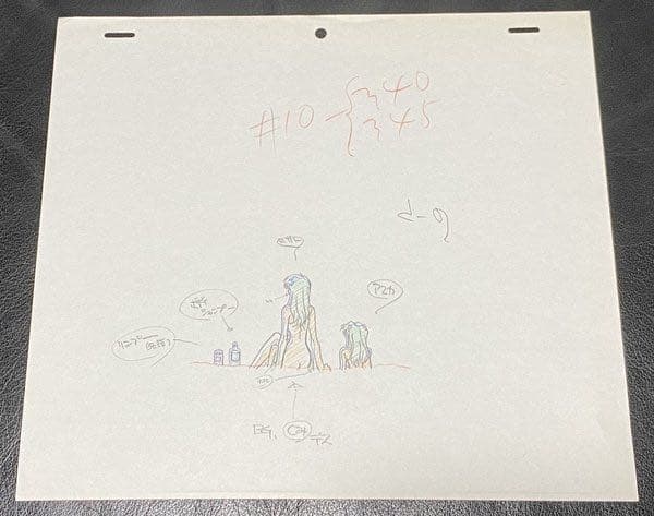新世紀エヴァンゲリオン　直筆原画　ラフ画