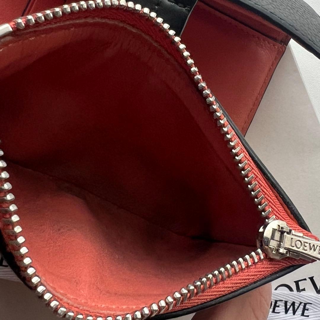 21 美品 LOEWE ロエベ 3つ折り財布