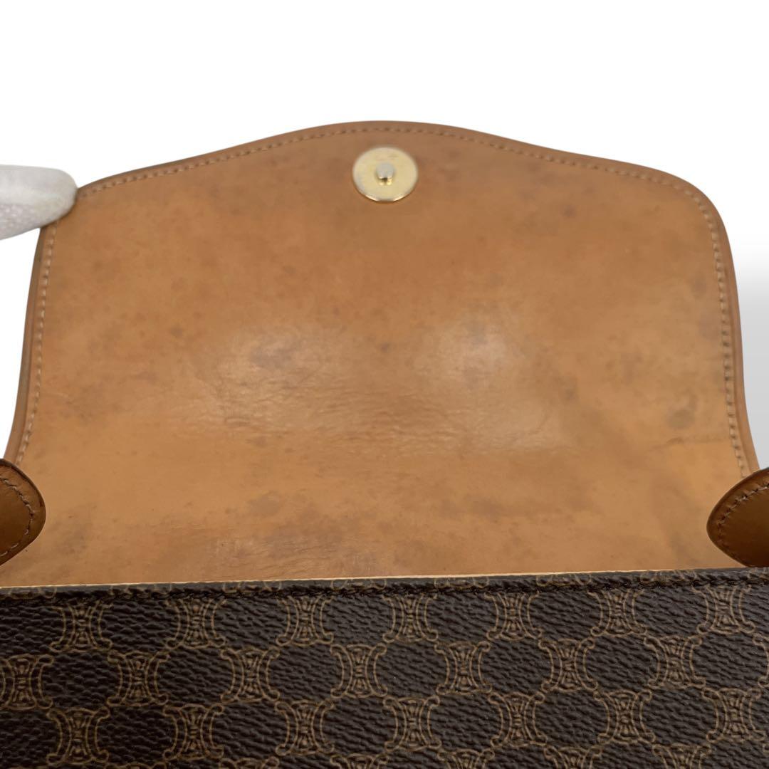 オールド　セリーヌ　ショルダーバッグ　カメラバッグ　マカダム　トリオンフ　PVC