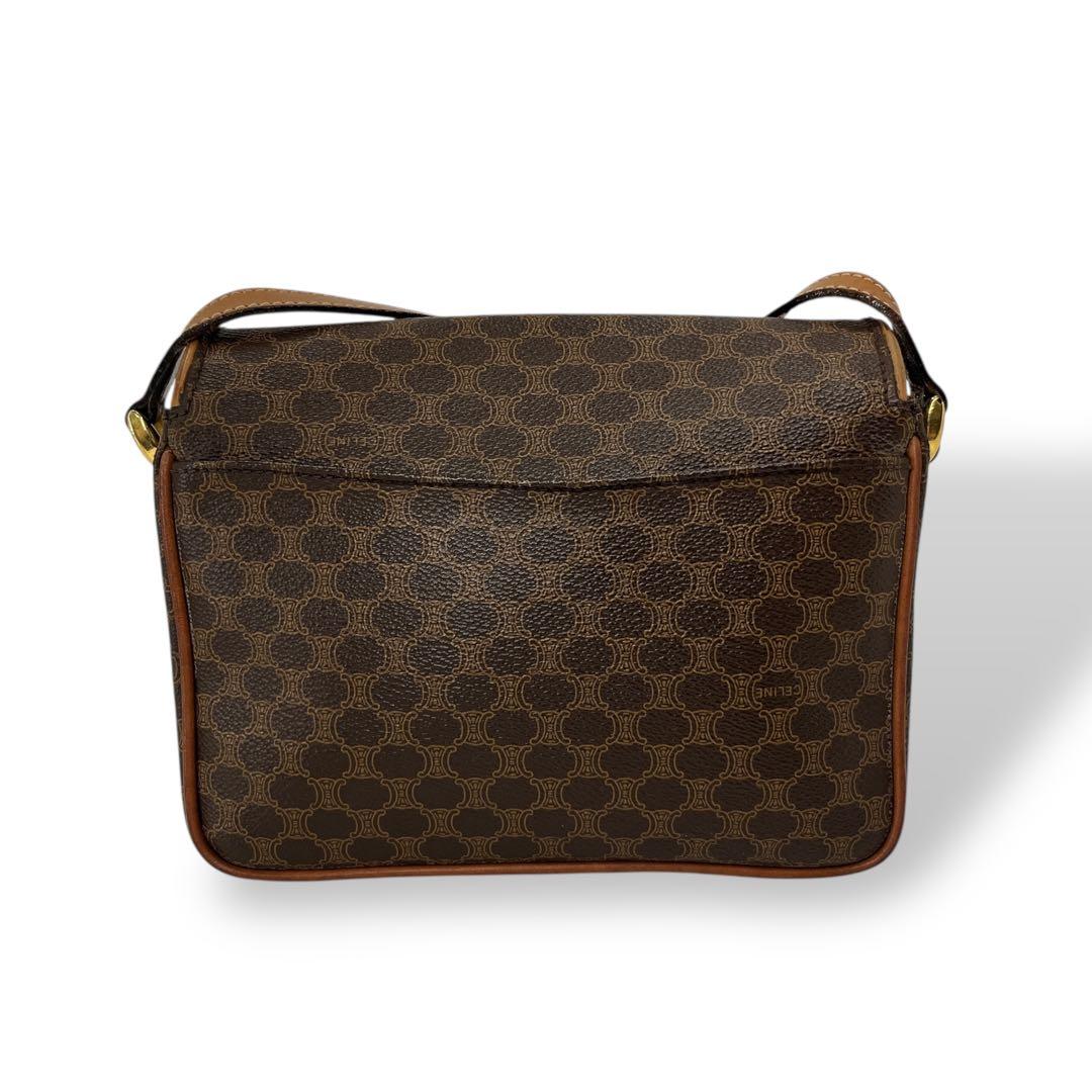 オールド　セリーヌ　ショルダーバッグ　カメラバッグ　マカダム　トリオンフ　PVC