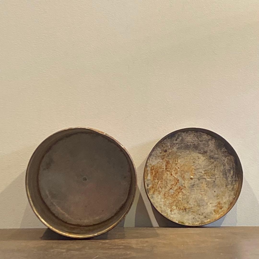古い缶 二つセット ドイツ アンティーク